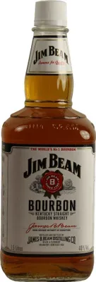 Produktbild von Jim Beam White Kentucky Straight Bourbon Whiskey | 40 % vol | 1,5 l Flasche