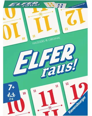 Produktbild von Ravensburger Elfer raus! Der Klassiker, Kartenspiel 2 - 6 Spieler, Spiel ab 7 Jahren für Kinder und Erwachsene