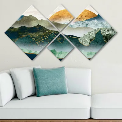 Image de Wallity, 4MDF1704053230- EVS1258, Coloured, Canvas prints, 60 x 115 cm, 100% MDF (épaisseur : 3 mm)