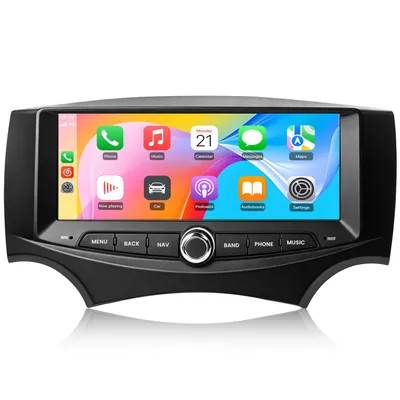Image de Système multimédia Android 15 de 6,86 pouces pour Ford Ka (2008-2014), Junsun, avec 2 Go de RAM et 64 Go de stockage, compatible avec CarPlay et Android Auto sans fil, GPS, DSP, RDS, Bluetooth et Wi-Fi