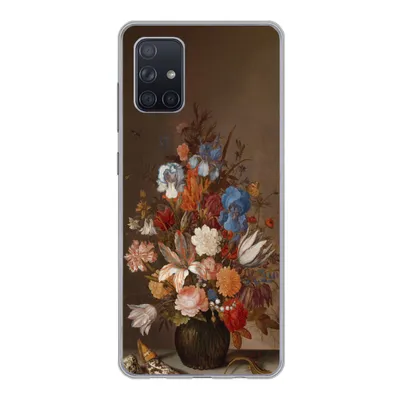 Produktbild von MuchoWow® Handyhülle Schutzhülle Hülle für Samsung Galaxy A51 5G Stilleben mit Blumen - Kunst - Alte Meister Silikon Softcase Handy Hülle - Abbildung