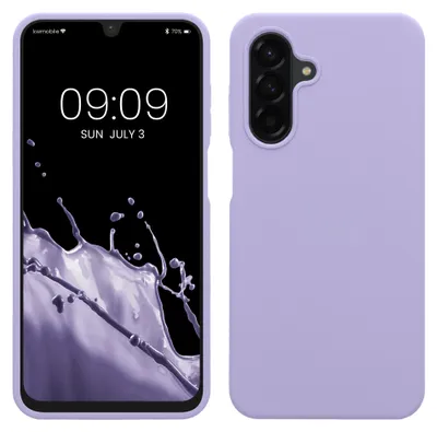 Produktbild von kwmobile Handyhülle für Samsung Galaxy A26 5G Hülle - Case Silikon - Kabelloses Laden - Schutzhülle Cover in Lavendel