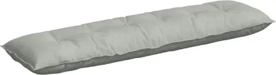 Produktbild von vidaXL Rückenkissen Hellgrau 180 x 50 cm Cordstoff