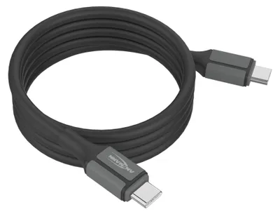 Produktbild von Ansmann 1700-0204, 1,2 m, USB C, USB C, Schwarz