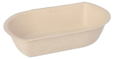 Produktbild von 50 Snacktrays Zuckerrohr 3,6 cm x 11,1 cm x 16,8 cm natur