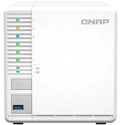 Produktbild von QNAP TS-364 - NAS - Tower - Intel® Celeron® - N5095 - Weiß