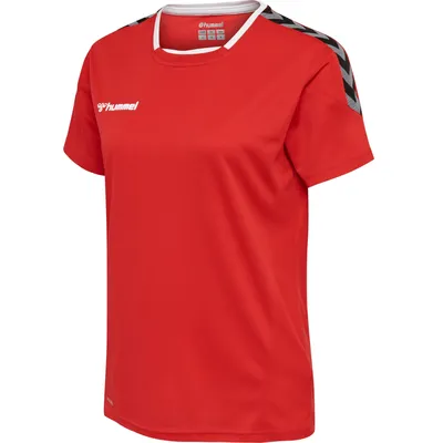 Produktbild von Hummel hmlAUTHENTIC POLY JERSEY WOMAN S/S TRUE RED L