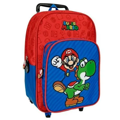 Immagine prodotto di Perletti, zaino per bambini con ruote Super Mario, 13121