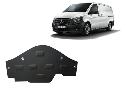 Image de Protection de soubassement en acier pour système Stop&Go, Mercedes Vito W447, 4x2, 1.6 D - 4x2, 1.6 D - de 2014 à 2026