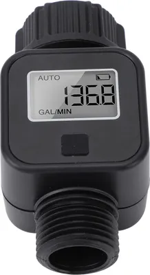 Obrázok produktu pre prietokomer vody s 3/4 palcovým závitom LCD displej Meranie spotreby galónov Liter Multifunkčný digitálny vodomer