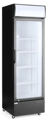 Zdjęcie produktu dla Hendi 233788, Lodówka witrynowa, Wolnostojący, Czarny, Aluminium, Polipropylen (PP), Stal nierdzewna, Lewy, Przyciski