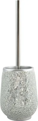 Produktbild von MSV  WC Bürste Toilettenbürste Klobürste Polyresine Scarlett Silber