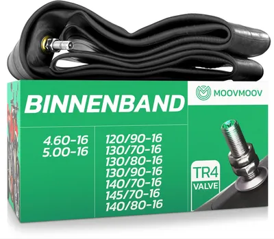 Obrázek produktu pro Vnitřní duše, 16 palců, vhodná pro pneumatiky o rozměrech 120/90-16 až 145/70-16, pro motocykly a skútry
