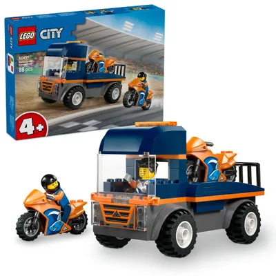Immagine prodotto di LEGO City 60491 Motorcycle Transporter - Building Toy for Ages 4+ - Gift Idea