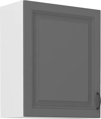 Image de Armoire de cuisine supérieure SOPHIA – largeur 60 cm, gris / blanc