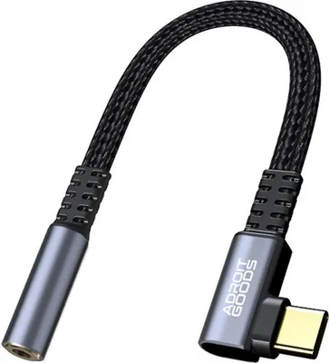 Obrázok produktu pre AdroitGoods Adaptér USB C na Aux - USB C na konektor pre slúchadlá - USB C na konektor pre slúchadlá Aux