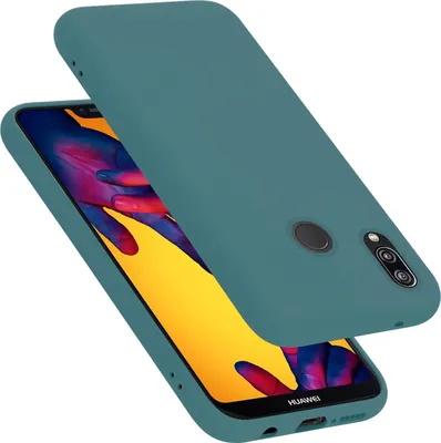 Produktbild von Cadorabo Schutzhülle für Huawei P20 LITE 2018 / NOVA 3E Hülle in Grün Handyhülle Case Cover TPU Etui