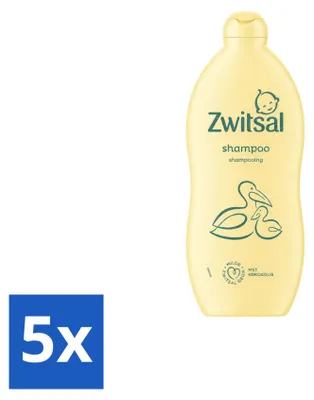 Obrázek produktu pro 5 kusů šamponu Zwitsal pro děti s kokosovým olejem - 700 ml - výhodná balení