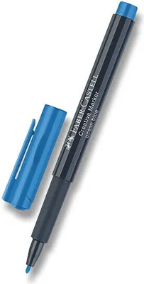 Produktbild von Faber-Castell 160743, 1 Stück(e), Blau, Feine Spitze, Schwarz, Blau, Rund, Junge/Mädchen
