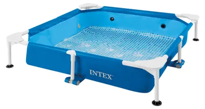 Produktbild von INTEX 48402GN - Hundepool Set (152x152x30,5cm) inkl. Filterpumpe Haustierpool