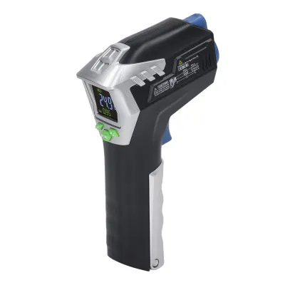 Obrázok produktu pre Infračervený teplomer, infračervený digitálny teplomer, infračervená teplotná pištoľ, priemyselný teplomer, teplotná pištoľ, teplomer