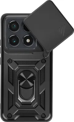 Produktbild von Mayaxess, Schutzhülle für Xiaomi 14T Pro Ring Halter Kameraabdeckung, Schwarz