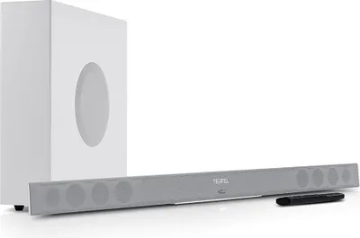Produktbild von Teufel CINEBAR 11 "2.1-Set Soundbar Subwoofer Bluetooth Sound Musik Film Weiß
