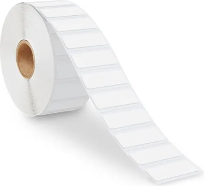 Produktbild von Zebra-kompatible Etiketten - 38 mm x 25 mm - 2580 Etiketten pro Rolle