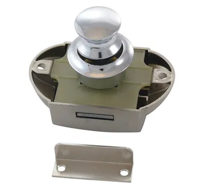 Produktbild von Druckknopfschloss, silber, 53mm, Plastik