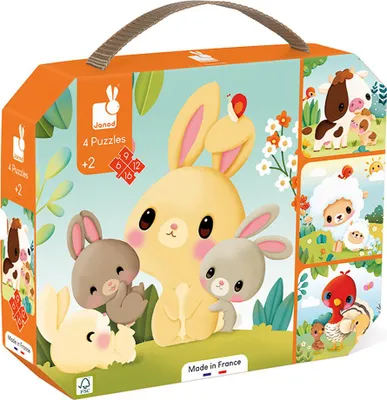 Produktbild von Bauernhof - Mitwachsende Puzzles Tiere Vom Bauernhof