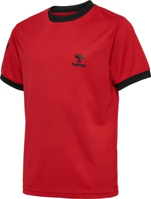Produktbild von hummel hmlQ4 POLY JERSEY KIDS S/S - POMPEIAN RED - 164