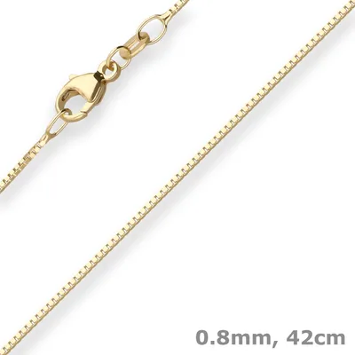 0-8mm-Veneziakette-aus-585-Gelbgold-42cm