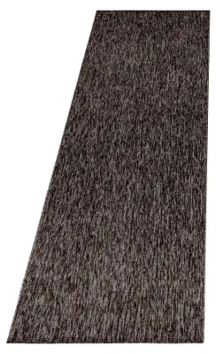 Image de Tapis de couloir pour salon, couleur marron, 80x250 cm, unie