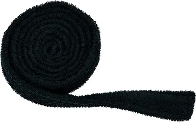 Produktbild von Tuva Home Schwarzer Gürtel für Bademantel Morgenmantel aus Frottee 100% Baumwolle
