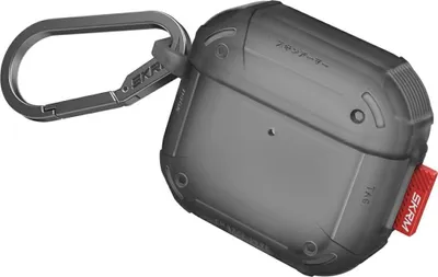 Productafbeelding van Skinarma beschermhoes voor AirPods 4, kleur: rookgrijs