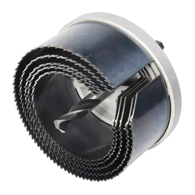 Obrázek produktu pro Wolfcraft standardní děrovka 5x Ø68,74,80,90,100 mm, hl.38mm, stopka 10mm 8918000