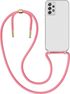 Produktbild von Handykette für Samsung Galaxy A72 - Handyhülle mit Schnur Cover in Rosa