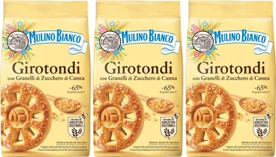 Produktbild von MULINO BIANCO Girotondi - Mürbeteigkekse mit Zucker 350g x 3 Pakete