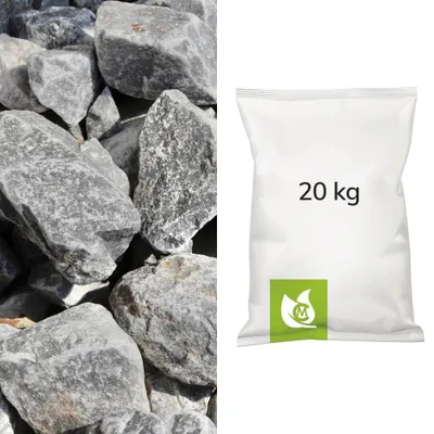 Produktbild von Ice blue Marmor Splitt, 40/60mm, 20kg