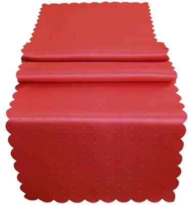 Productafbeelding van Tafelkleed van 40 x 150 cm in rood, geschikt voor eettafel en keuken