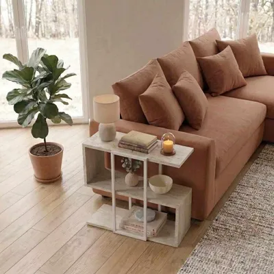 Obrázok produktu pre Skye Decor, kvalitný príkonový stolík (3 kusy), farba saphir-dub, 100% melamín | 12345