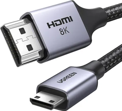 Immagine prodotto di Cavo Ugreen Mini HDMI a HDMI 2.1, 8K, 1 m - Grigio