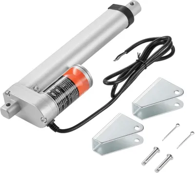 Image de "1500N Linear Actuator - DC 12V Actionneur linéaire - IP54 Moteur électrique linéaire - 150mm de course - Niveau sonore ≤60dB - Ouverture de porte électrique - 5mm/s vitesse de déplacement - Technique linéaire Actionneur de réglage"