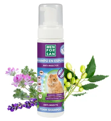 Obrázok produktu pre MENFORSAN Šampón proti hmyzu pre mačky, 200 ml