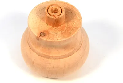 Produktbild von 4 Stück IHC Möbelfüß Holzmöbelfüß Holzbasis für Schränke & Möbel Durchmesser: 87mm
