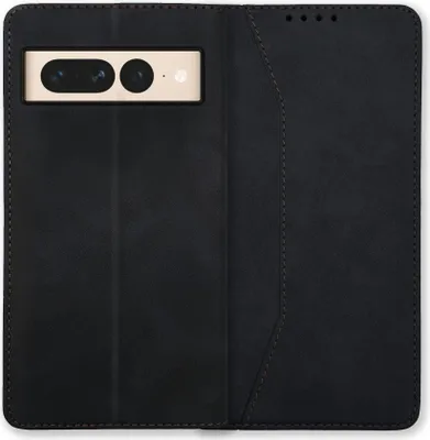 Produktbild von Bookstyle 'Premium' Schutzhülle Klapphülle Schutztasche Etui Cover für Google Pixel 7 pro - Schwarz
