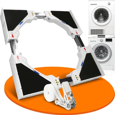 Produktbild von Zwischenbaurahmen für Waschmaschine Trockner Stapel-Kit HEIMWERT