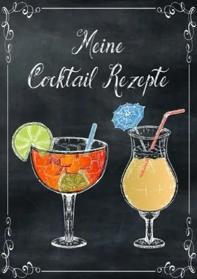 Produktbild von Meine Cocktail Rezepte: Rezeptbuch zum Selberschreiben - Cocktail Rezept Notizbuch - Rezeptbuch zum Selbst Schreiben