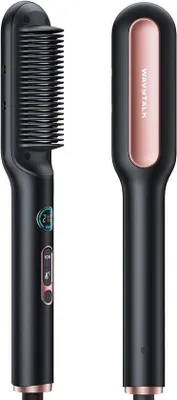 Produktbild von Stilbürste – Keramik – 2-in-1 Glätteisen und Bürste – Ionentechnologie – Für den Heimgebrauch und den Friseursalon