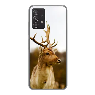 Produktbild von MuchoWow® Handyhülle Schutzhülle Hülle für Samsung Galaxy A53 5G Damhirsch - Wald - Herde - Tiere - Natur Silikon Softcase Handy Hülle - Schutzabdeckung